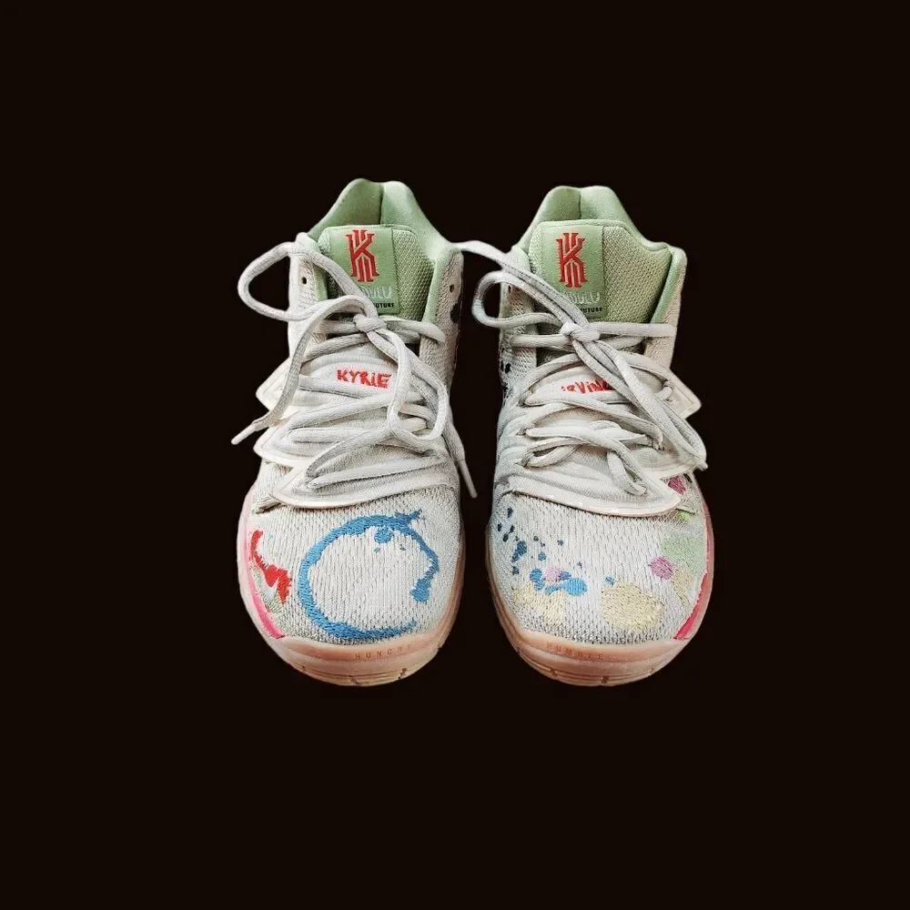 Nike Bandulu x Kyrie 5 embroidered splatters